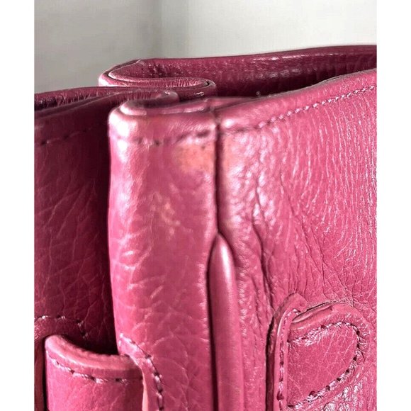 My Flat in London Large Pink Leather Shoulder Bag K023939 - Picture 12 of 16